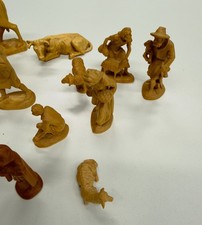 ORIGINAL ANRI KUOLT KRIPPENFIGUREN 23 STÜCK, VOLLSTÄNDIGE KRIPPE, HOLZFIGUREN  