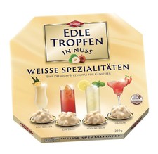 Edle Tropfen in Nuss Weiße