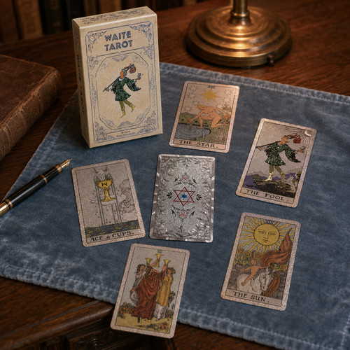 Tarotkarten set mit - tarotkarten-set,