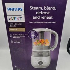 Philips Avent Dampfgarer & Mixer 4-in-1 Für Baby Brei und Nahrung SCF883/01