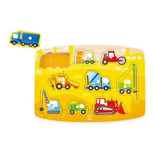 Hape konstruktions steckpuzzle - hape,