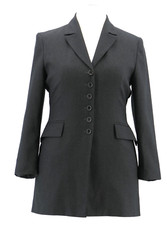 Damen Blaser grau schwarz Gr