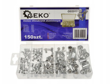 ALU Nietmuttern Sortiment Blindnietmuttern Satz Einnietmuttern Set 150-tg M3-M10