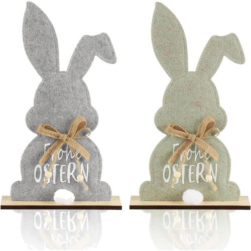 Osterdeko hase holz - osterdeko, filz