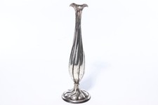 22,5 cm hohe antike 835er Silbervase 82,2g Solifleur im Barockstil Blumenvase