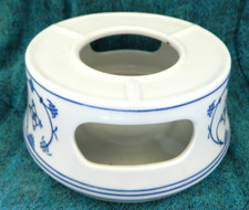 Jäger Eisenberg Stövchen indisch blau Strohblume Vintage