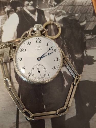 Antike omega taschenuhr aus - antike,