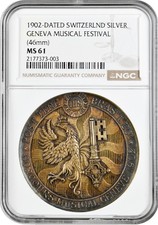 Schweiz Silbermedaille 1902