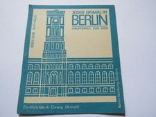 Streichholzetiketten 