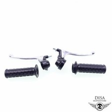 Gasgriff und Kupplungsgriff Bremsgriff Schwarz für Mofa Moped Kreidler