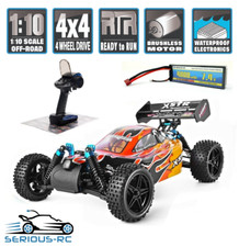 HSP XSTR RC Auto Buggy 2S LiPo BÜRSTENLOS Offroad Maßstab 1:10 inkl. Akku