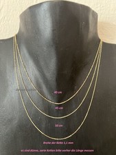 Goldkette 333 gestempelt Ankerkette 40 cm