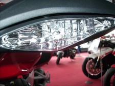 Weisse klare Front Blinker MV