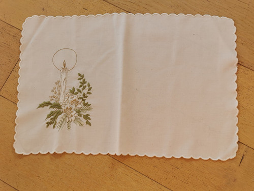 Elegantes weihnachtsdeckchen - elegantes,