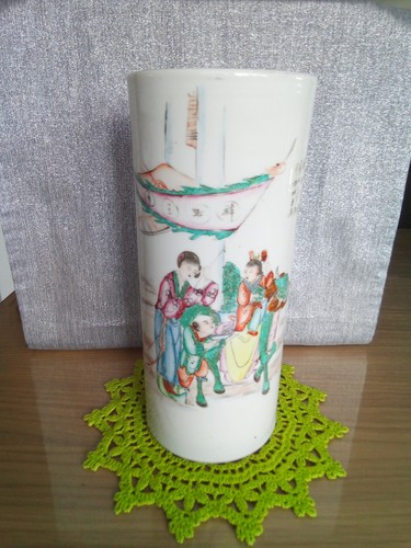 Antik china vase handbemalt - vase,