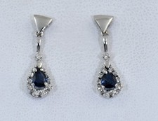 Ohrstecker Hänger Saphir