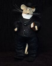 Figur Nadelfilz Künstlerfigur Maus Büchermaus Handarbeit