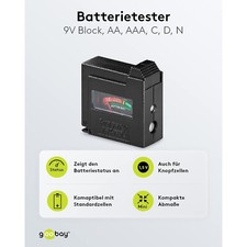 Batterietester Batterieprüfer Akkutester Knopfzellen Batterie Prüfgerät Tester