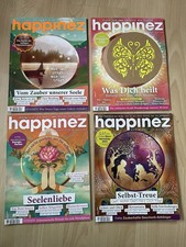 4x Happinez Zeitschriften Magazine Treue Seele Heilung Gedanken Hilfe