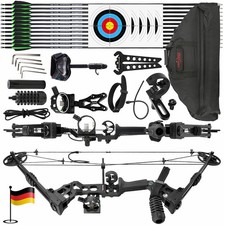Compoundbogen Carbonpfeile Set