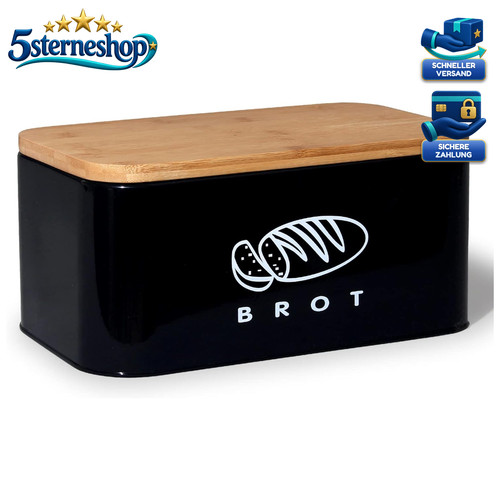 Brotkasten retro metall - brotkasten, mit