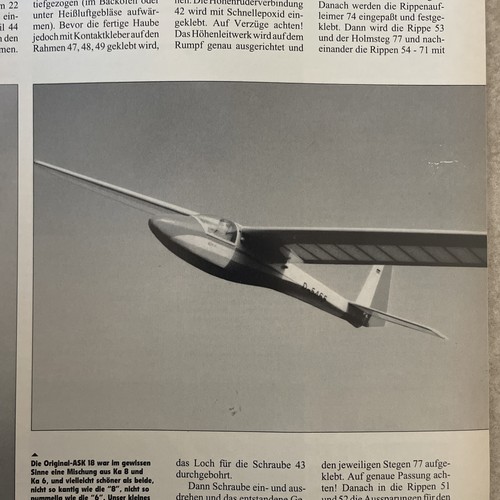 Bauplan für segelflugzeug - für,
