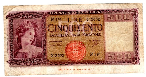 Italien italy italia banknote - italien,