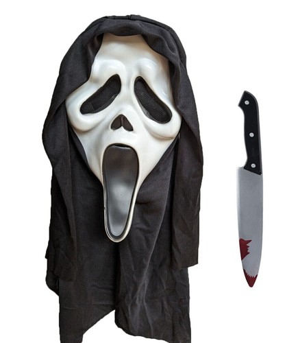 Scream ghost gesichtsmaske - gesichtsmaske, mit