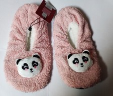 Damen Hausschuhe Ballerina-Hausschuhe ABS-Sohle rosa  GR.35/36 NEU