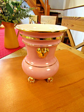 "Seltmann Weiden Friesentopf rosa Blumenübertopf 4 Füße seitlich 2 Bärenköpfe"