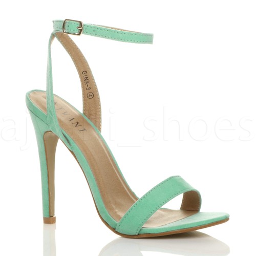 Damen high heel knöchelriemen - high,