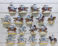 18 Zinnfiguren Preussen 1750