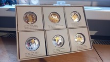 25 JAHRE MAUERFALL - Jubiläumsedition mit 6 x Silber in Farbe und 1x doppelt
