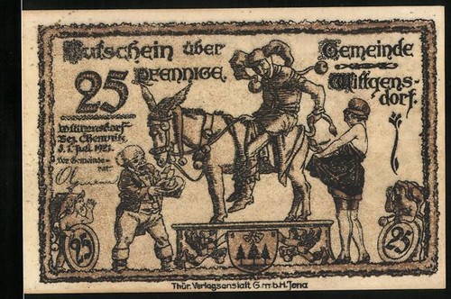 Notgeld wittgensdorf 1921 25 - wittgensdorf,, 1921,
