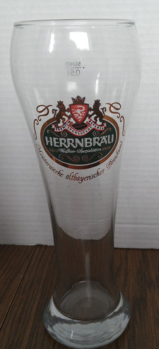 Herrnbrau pilsner glass - pilsner,