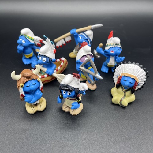 Set schleich schlümpfe - x,
