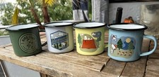 Emaille becher tasse peanuts - tasse,