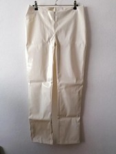 Lack Hose , weiß , Gr. S