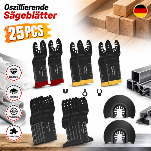 Oszillierende sägeblätter - oszillierende, 25