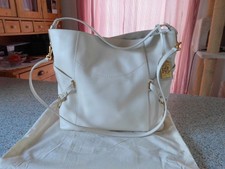 großer Ralph Lauren Shopper, cremeweiß, Neu ohne Etikett m. goldfarbenen Spangen
