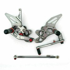 Fussrastenanlage Rearset Rear set Foot pegs Für Suzuki GSXR 600/750 2015 Gray S4