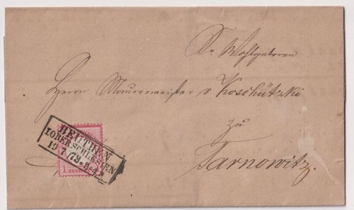 1873 19 brief mit - ef, nr.