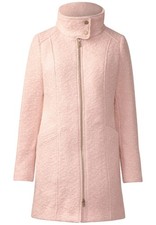 STREET ONE Bouclé Wollmantel mit Zipper 44 in Mystic Rose