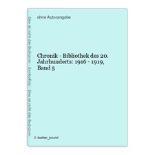 Chronik - Bibliothek des 20