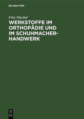 Werkstoffe orthopädie und - werkstoffe,