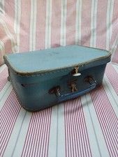 Goldiger kleiner Koffer * Kinderkoffer aus Pappe * Reise- Spielzeugkoffer klein 