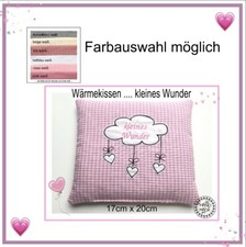 Wärmekissen mit Name★Kirschkernkissen★kleines Wunder★handmade★zauberfaden1