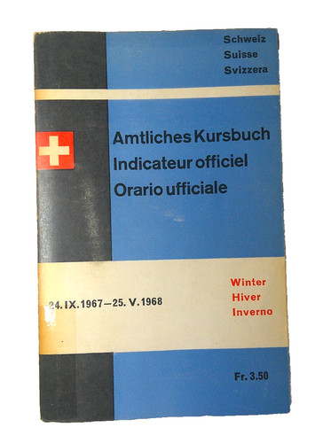 Buch amtliches kursbuch - buch,