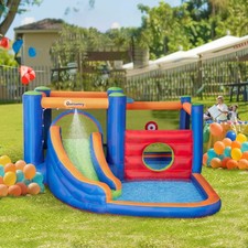 Outsunny Aufblasbare Hüpfburg