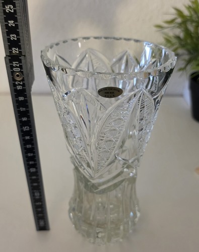 Vintage kristall vase 23cm - kristall, 24%
